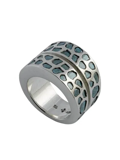 Parts Of Four Crevice Ring Mit Diamanten In Metallic