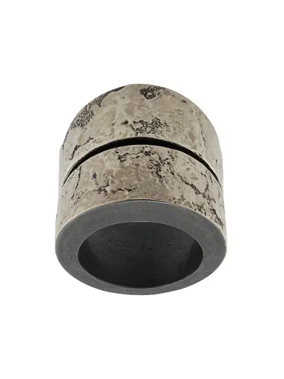 Parts Of Four Crevice Ring In Silver
