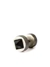 Parts Of Four Crystal-pyramid Stud Earring In Silver