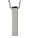 Parts Of Four Cuboid (short Var., 50cm, Pz+pa) Necklace In Silver