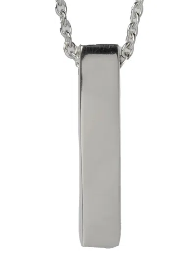 Parts Of Four Cuboid (short Var., 50cm, Pz+pa) Necklace In Silver