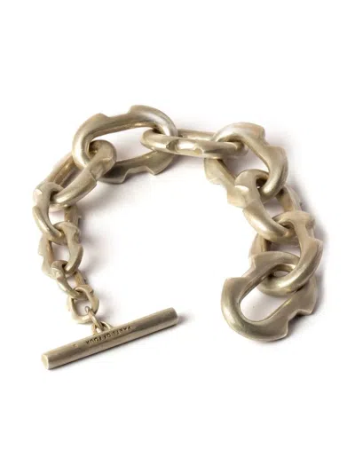 Parts Of Four Deco Link Chain Bracelet In Gold