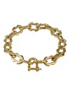 Parts Of Four Deco-link Chain Choker In Gold