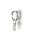 Parts Of Four Deco Quartz Pendant Earring In Silver