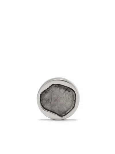 Parts Of Four Diamond-embellished Single Stud Earring In Silver