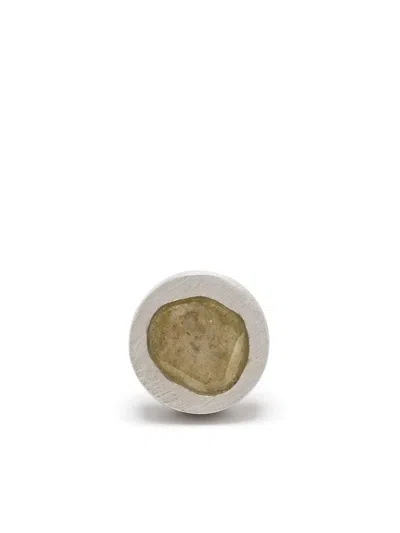 Parts Of Four Diamond-encrusted Single Earring In Silver
