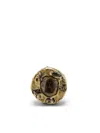 Parts Of Four Diamond-encrusted Single Stud Earring In Gold