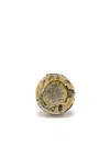 Parts Of Four Diamond-encrusted Single Stud Earring In Gold