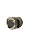 Parts Of Four Diamond-encrusted Sterling Silver Stud Earring In Silver