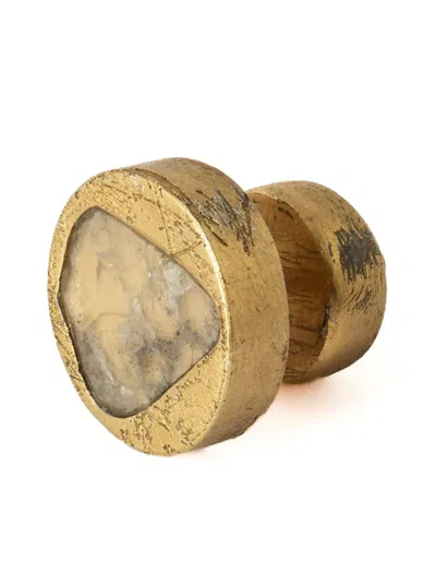 Parts Of Four Diamond-encrusted Stud Earring In Gold