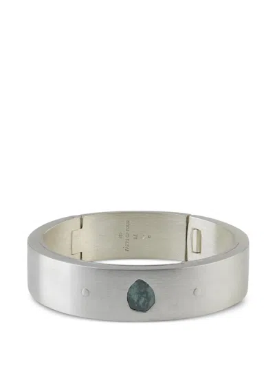 Parts Of Four Diamond Slab Bracelet In Neutral