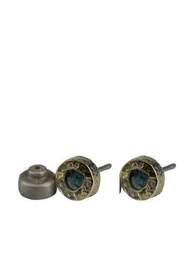 Parts Of Four Diamond Stud Single Earring In Gold