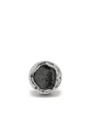 Parts Of Four Diamond Stud Single Earring In Silver