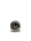 Parts Of Four Diamond Stud Single Earring In Silver