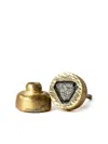 Parts Of Four Diamond Tiny Stud Earring In Gold