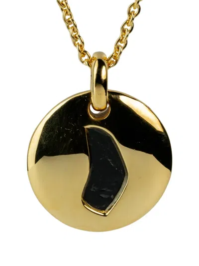 Parts Of Four Disk Necklace In Gold