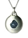 Parts Of Four Disk Opal Pendent Necklace In Silver