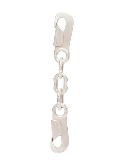 Parts Of Four Double Clip Chain In Silver