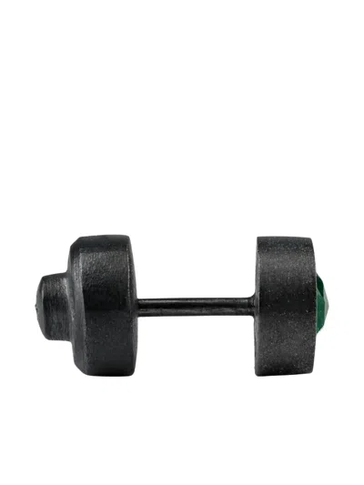 Parts Of Four Emerald Stud Earring In Black