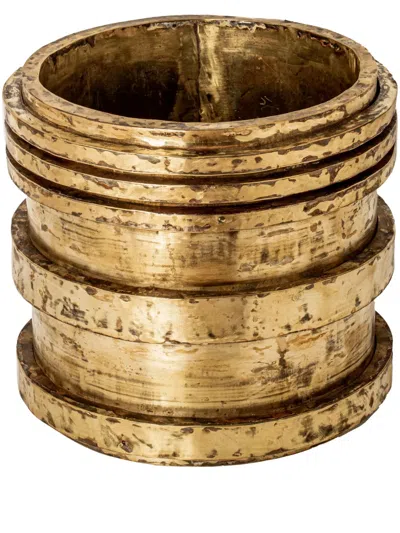 Parts Of Four Fa's Peyote Vessel In Gold