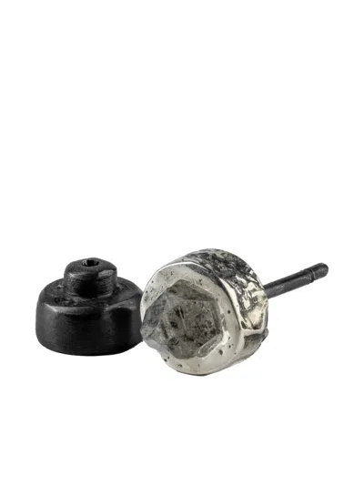 Parts Of Four Fuse Stud Earring In Silver