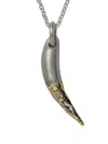 Parts Of Four Ghost Pendant Necklace In Silver