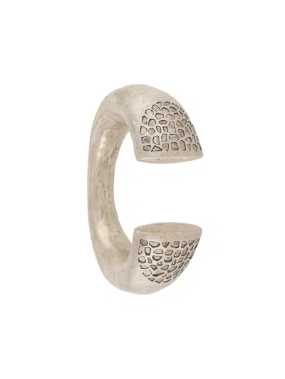 Parts Of Four Giant Druid Bracelet In Silver