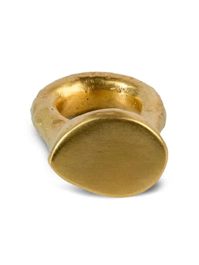 Parts Of Four Giant Roman Ring In Gold
