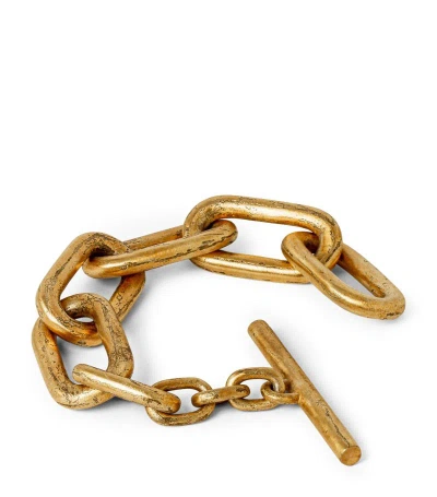Parts Of Four Gold-plated Toggle Chain Bracelet