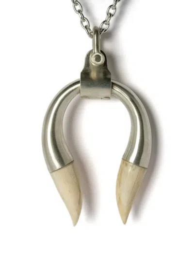 Parts Of Four Hathor Pendant Necklace In Silver