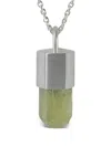 Parts Of Four Heliodor Talisman Halskette In Green