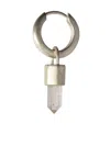 Parts Of Four Hoop-design Single Earring In Silver