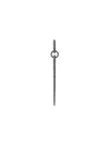 Parts Of Four Hoop Spike Earring In Grey