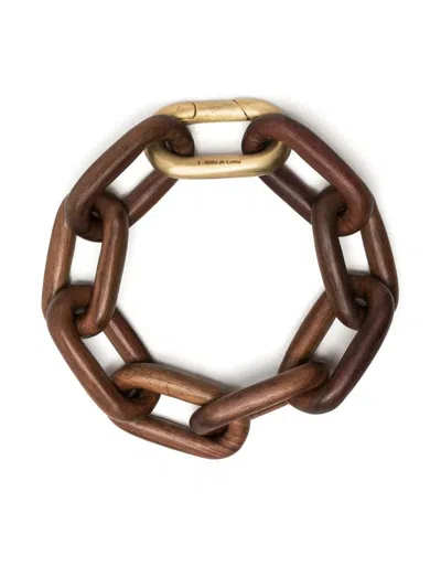 Parts Of Four Infinity Chain Bracelet In Brown