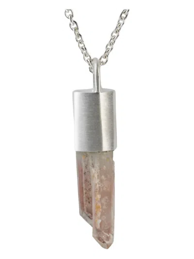 Parts Of Four Iron-quartz Necklace In Neutral