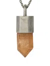 Parts Of Four Iron Quartz Talisman Necklace In Gold