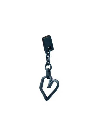 Parts Of Four Jazz's Heart Single Drop Earring In Black