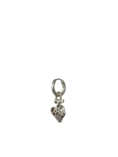 Parts Of Four Jazz's Solid Heart Earring In Silver