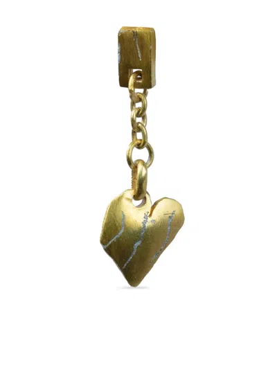 Parts Of Four Jazz's Solid Heart Single Earring In Gold