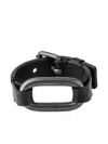 Parts Of Four Leather Bracelet In Black