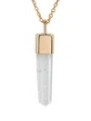Parts Of Four Lemurian Talisman Halskette Mit Quarz In Gold
