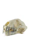 Parts Of Four Leopard Skull Decor In Neutrals