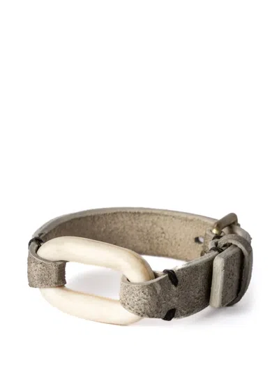 Parts Of Four Link Gauntlet Buckle Bracelet In Neutrals