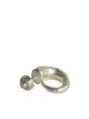 Parts Of Four Little Horn Sterling-silver Earring In Silver
