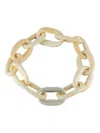 PARTS OF FOUR MASSIVE LINK INFINITY CHAIN (PB+PA) NECKLACE