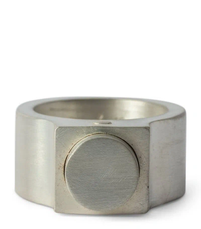 Parts Of Four Matte Sterling Silver Sahara Ring