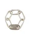 Parts Of Four Medium Link Bracelet In Silver