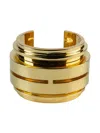 Parts Of Four Open Cuff Bracelet In Gold