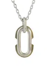 Parts Of Four Oval-link Chain Necklace In Metallic