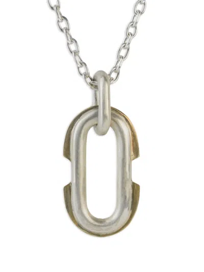 Parts Of Four Oval-link Chain Necklace In Metallic